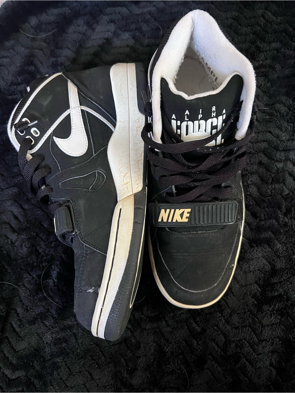RARE Nike Air Revolution Black/White High Top Promo Sample Vntg Collector size 9